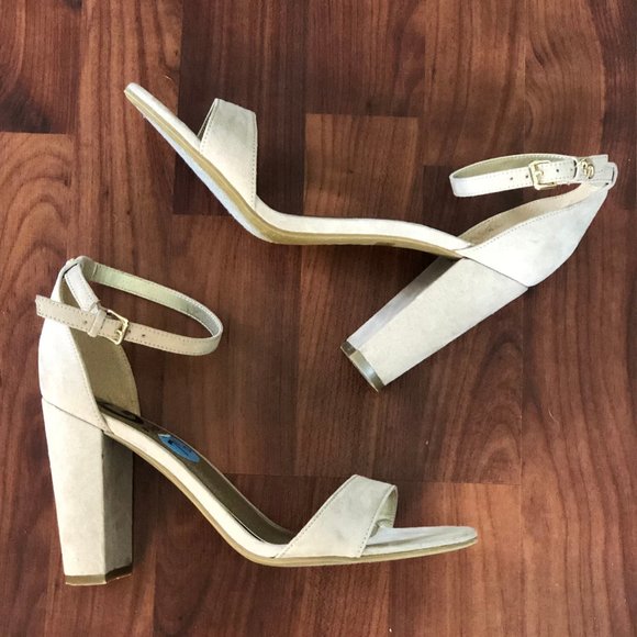 G by Guess Shoes - G By Guess Suede Ankle Strap Heels